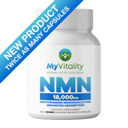 My Vitality NMN Nicotinamide Mononucleotide 300mg 60 Capsules