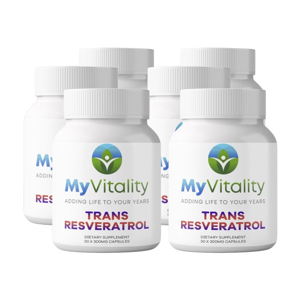 My Vitality Trans Resveratrol 300mg 30 Capsules