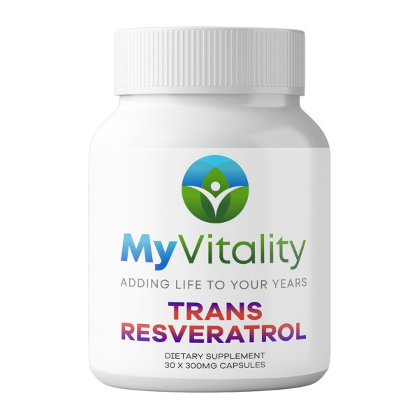 My Vitality Trans Resveratrol 300mg 30 Capsules