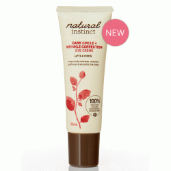 Natural Instinct Dark Circle + Wrinkle Correction Eye Creme 25ml Natural Instinct Dark Circle + Wrinkle Correction Eye Creme 25ml