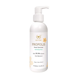 Bee Kiwi Alcohol with Propolis Hand Sanitiser 250ml Bee Kiwi Alcohol with Propolis Hand Sanitiser 250ml