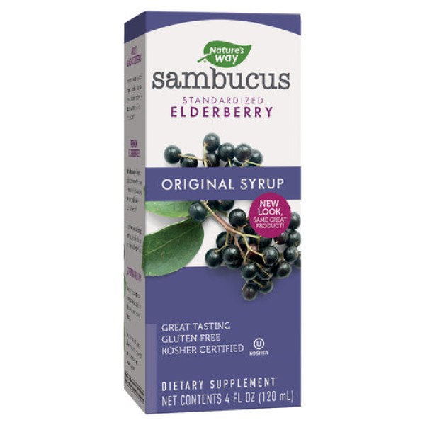 Nature's Way Sambucus Original Elderberry Syrup 120ml