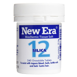 New Era Tissue Salt No.12 Silica 240 Tablets New Era Tissue Salt No.12 Silica 240 Tablets