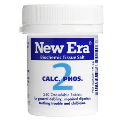 New Era Tissue Salt No.2 Calc. Phos. 240 Tablets New Era Tissue Salt No.2 Calc. Phos. 240 Tablets