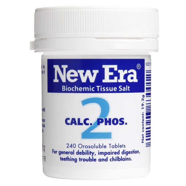 New Era Tissue Salt No.2 Calc. Phos. 240 Tablets