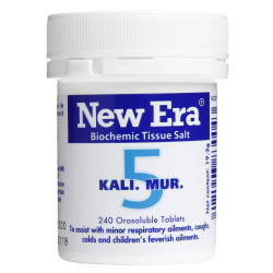 New Era Tissue Salt No.5 Kali. Mur. 240 Tablets