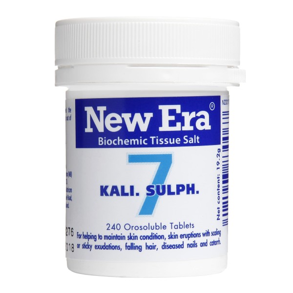 New Era Tissue Salt No.7 Kali. Sulph. 240 Tablets