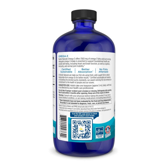 Nordic Naturals Omega 3 Liquid Lemon 473ml - Best Seller & Trending