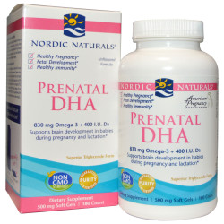 Nordic Naturals Prenatal DHA 180 Soft Gels Nordic Naturals Prenatal DHA 180 Soft Gels