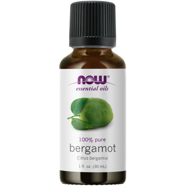 NOW Essential Oils Bergamot Oil (Citrus Bergamia) 100% Pure 30ml