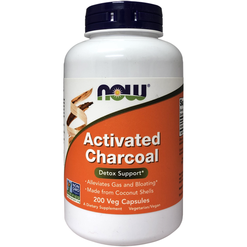 Activated Charcoal Detox Support Now Foods HealthPorter