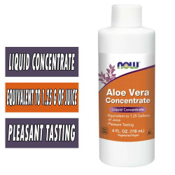 Now Foods Aloe Vera Concentrate Liquid 118ml Now Foods Aloe Vera Concentrate Liquid 118ml
