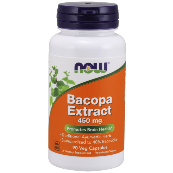 Now Foods Bacopa Extract 450mg 90 Capsules