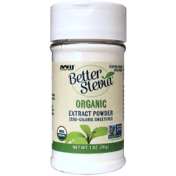 Now Foods BetterStevia® Extract Powder Organic 28g Now Foods BetterStevia® Extract Powder Organic 28g