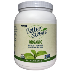 Now Foods BetterStevia® Extract Powder Organic 454g Now Foods BetterStevia® Extract Powder Organic 454g