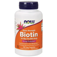 Now Foods Biotin Extra Strength 10mg 120 Capsules Now Foods Biotin Extra Strength 10mg 120 Capsules