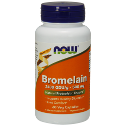 Now Foods Bromelain 500mg 60 Capsules Now Foods Bromelain 500mg 60 Capsules
