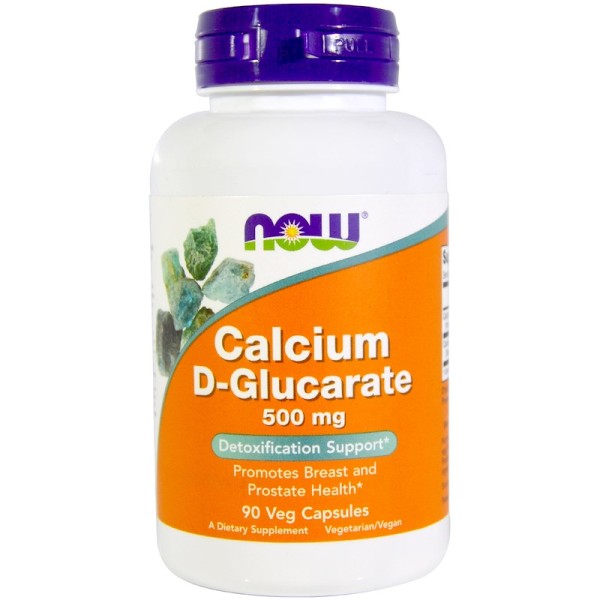 Now Foods Calcium D-Glucarate 500mg 90 Capsules