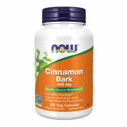 Now Foods Cinnamon Bark 600mg 120 Capsules Now Foods Cinnamon Bark 600mg 120 Capsules