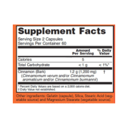 Now Foods Cinnamon Bark 600mg 240 Capsules Now Foods Cinnamon Bark 600mg 240 Capsules