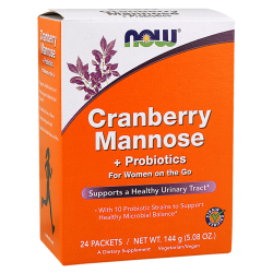 Now Foods Cranberry Mannose plus Probiotics 24 Packets Now Foods Cranberry Mannose plus Probiotics 24 Packets