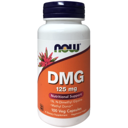Now Foods DMG 125mg Nutritional Support 100 Capsules Now Foods DMG 125mg Nutritional Support 100 Capsules
