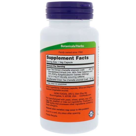 Now Foods EGCg Green Tea Extract 400mg 90 Capsules Now Foods EGCg Green Tea Extract 400mg 90 Capsules