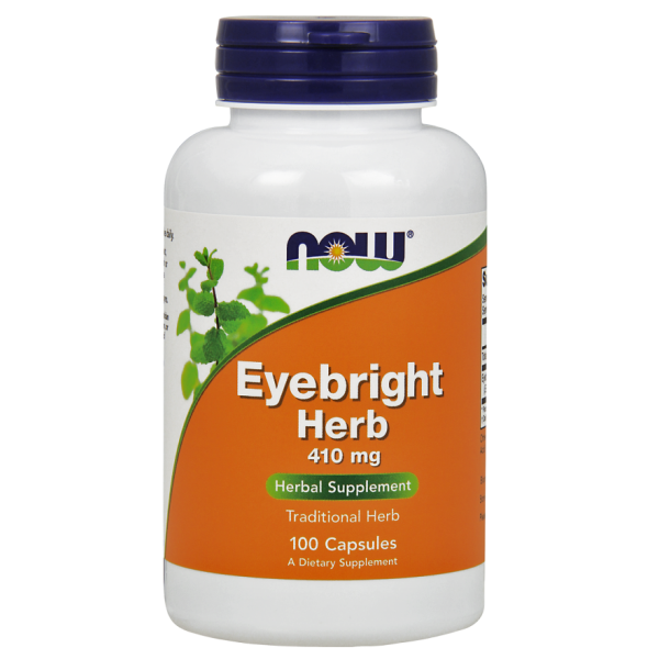 Now Foods Eyebright Herb 410mg 100 Capsules