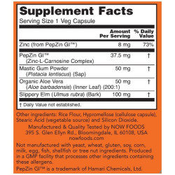 Now Foods Gastro Comfort with PepZin GI 60 Capsules Now Foods Gastro Comfort with PepZin GI 60 Capsules
