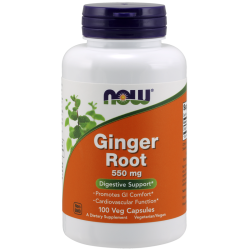 Now Foods Ginger Root 550mg 100 Capsules Now Foods Ginger Root 550mg 100 Capsules