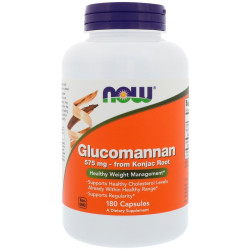 Now Foods Glucomannan 575mg 180 Capsules Now Foods Glucomannan 575mg 180 Capsules