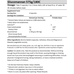 Now Foods Glucomannan 575mg 180 Capsules Now Foods Glucomannan 575mg 180 Capsules