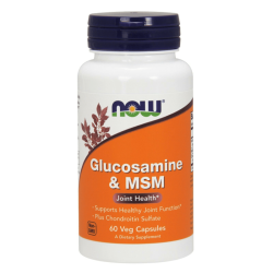 Now Foods Glucosamine & MSM 60 Capsules Now Foods Glucosamine & MSM 60 Capsules