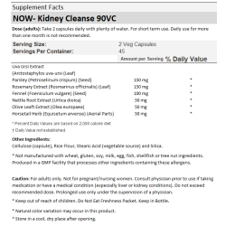 Now Foods Kidney Cleanse 90 Capsules
