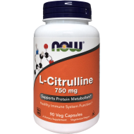 Now Foods L-Citrulline 750mg 90 Capsules Now Foods L-Citrulline 750mg 90 Capsules