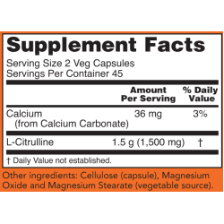 Now Foods L-Citrulline 750mg 90 Capsules Now Foods L-Citrulline 750mg 90 Capsules