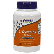 Now Foods L-Cysteine 500mg 100 Tablets Now Foods L-Cysteine 500mg 100 Tablets