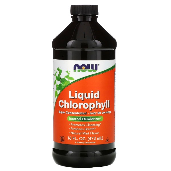 Now Foods Liquid Chlorophyll Mint Flavour 473ml