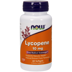 Now Foods Lycopene 10mg 60 Softgels