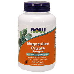 Now Foods Magnesium Citrate 90 Softgels Now Foods Magnesium Citrate 90 Softgels