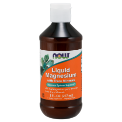 Now Foods Magnesium Liquid with Trace Minerals 237ml Now Foods Magnesium Liquid with Trace Minerals 237ml