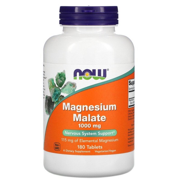 Now Foods Magnesium Malate 180 Capsules