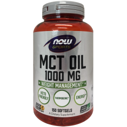 Now Foods MCT Oil 1000mg 150 Softgels Now Foods MCT Oil 1000mg 150 Softgels