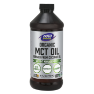 Now Foods MCT Oil Organic Derived From Coconut Oil Pure and Unflavored 473ml Now Foods MCT Oil Organic Derived From Coconut Oil Pure and Unflavored 473ml