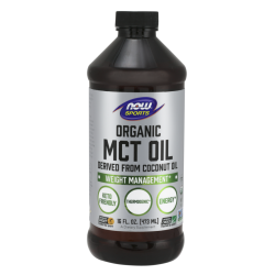 Now Foods MCT Oil Organic Derived From Coconut Oil Pure and Unflavored 473ml Now Foods MCT Oil Organic Derived From Coconut Oil Pure and Unflavored 473ml