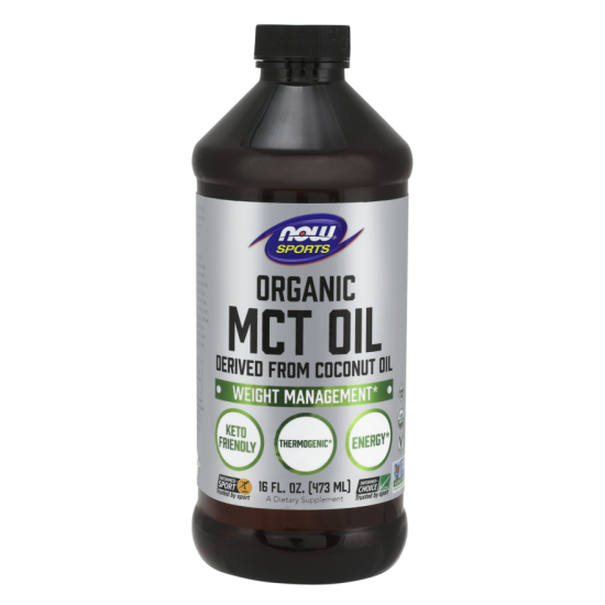 Now Foods MCT Oil Organic Derived From Coconut Oil Pure and Unflavored 473ml Now Foods MCT Oil Organic Derived From Coconut Oil Pure and Unflavored 473ml