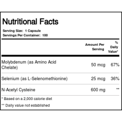 Now Foods NAC N-Acetyl Cysteine 600mg 100 Capsules Now Foods NAC N-Acetyl Cysteine 600mg 100 Capsules