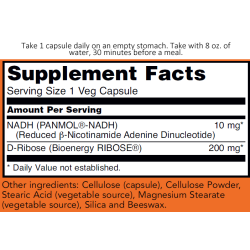 Now Foods NADH 10mg 60 Capsules