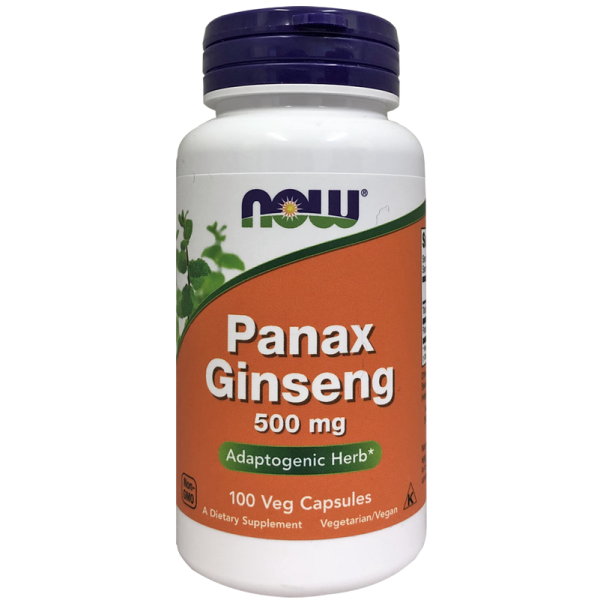 Now Foods Panax Ginseng 500mg 100 Capsules