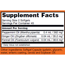 Now Foods Peppermint Gels 90 Softgels